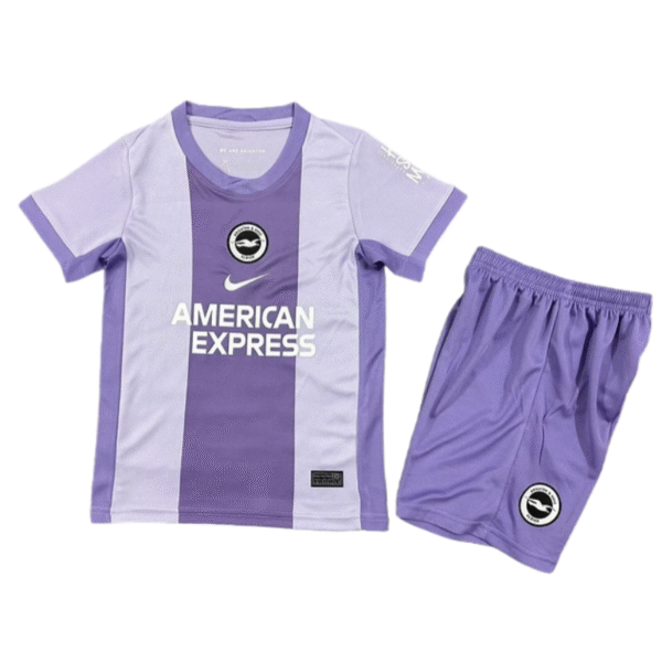 Brighton & Hove Albion Away Kids Football jersey kit 2025-26