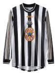 Adidas Newcastle United Retro Home Long Sleeve Football Jersey 97-99
