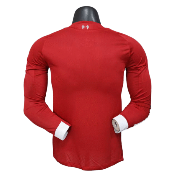 Liverpool Long Sleeve Jersey Home Football Shirt 2025-26-Player version