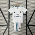 Real Madrid 17-18 Home Retro Kids Kit Soccer Jersey
