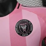 Inter Miami CF Home Pink Soccer Jersey Player Version Shirt 2025-26