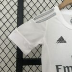 Real Madrid 15-16 Home Retro Kids Kits Children Sets Football Jersey
