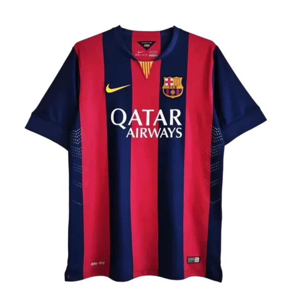 14-15 Barcelona Messi #10 Neymar Jr #11 Retro Jersey Home