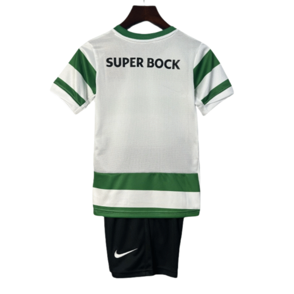Sporting CP Home Soccer Jersey Kids Kit 2025-26 （Jersey+Shorts）
