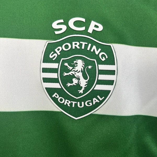 Sporting CP Home Soccer Jersey Kids Kit 2025-26 （Jersey+Shorts）