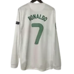 2012 Portugal Retro Jersey Away Long Sleeve