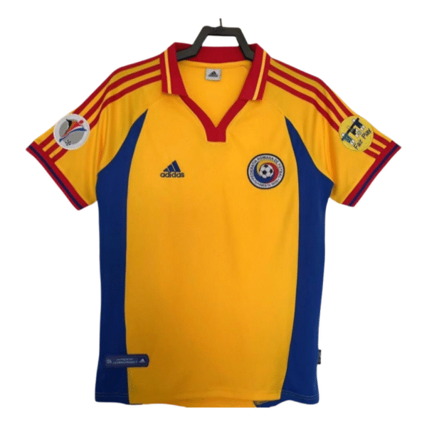 2000 Romania Home Football Retro jersey