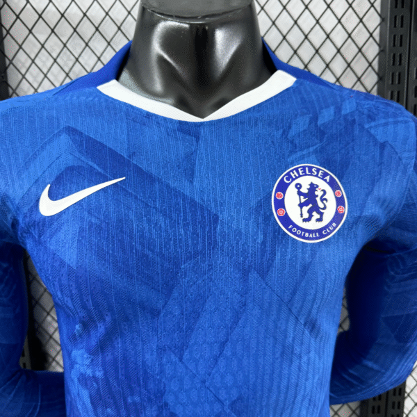 Chelsea Long Sleeve Jersey Home Football Shirt 2025-26-Player version