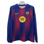 Barcelona Home Long Sleeve Soccer jerseys 2025-26 Fan Version