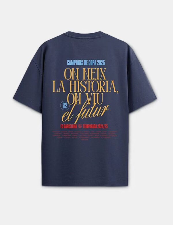 Barcelona 2024-25 King's Cup Champion T Sleeve