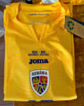 Romania's home football jersey for 2025-26 Player version