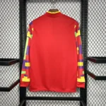 England Nation 95-96 Retro GoalKeeper Long Sleeve Kit Vintage Shirt Soccer Jersey