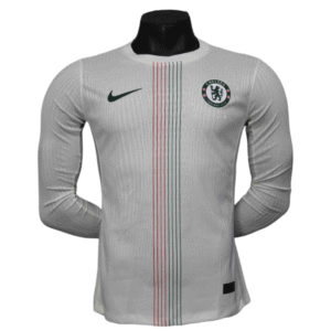 Chelsea Away Shirt Football Jersey Long Sleeve Player Version 25-26