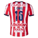 2024-25 Chivas Home CHICHARITO #14 C.COWELL #16 Soccer Jersey