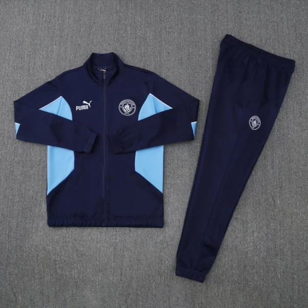 Manchester City Training Kit (jacket+Pants) Royal blue 2025-26