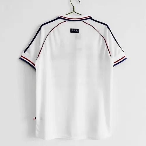 1998 France Retro Jersey Away World Cup
