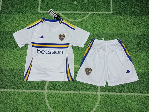 24-25 Boca Juniors Away Kids Kit Jerseys+Shorts
