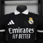 2025-26 Real Madrid Men's Polo Shirt Black