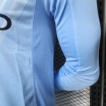 Manchester City Soccer Shirt Home Shirt player version Long Sleeve 2025-26