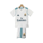 Real Madrid 17-18 Home Retro Kids Kit Soccer Jersey