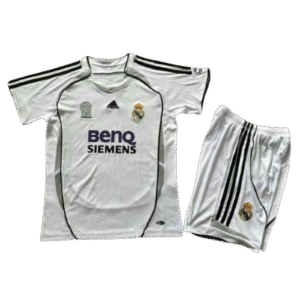 Real Madrid 06-07 Home Retro Kids Kits Youth Apparels Sport Jersey