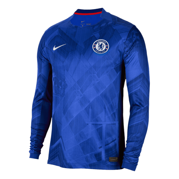 Chelsea Long Sleeve Jersey Home Football Shirt 2025-26