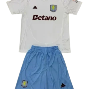 Kids Aston Villa Away Kits(Jersey+Shorts) 24/25