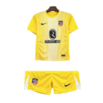 Atletico Madrid Yellow Goalkeeper Kid Kit football jersey 25-26