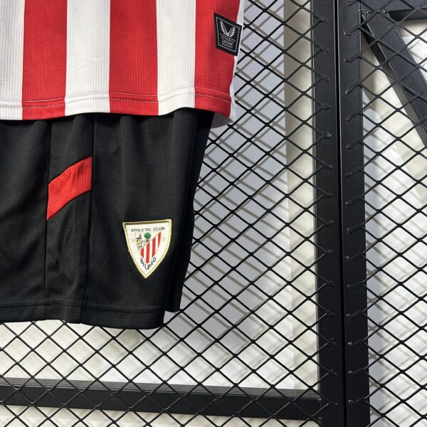 Athletic Bilbao Home Kids Kit Soccer Jersey 2025-26