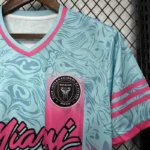 24-25 Inter Miami Special Beach Edition Kit Pink&Blue Soccer Jersey