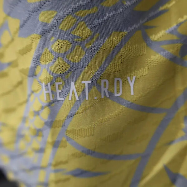 2025-26 Real Madrid Men's Polo Shirt Dragon Pattern Yellow Jersey