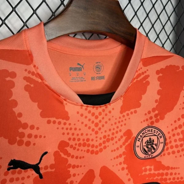 24-25 Manchester City Orange Goalkeeper Jersey