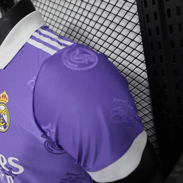 2025-26 Real Madrid Men's Polo Shirt Purple