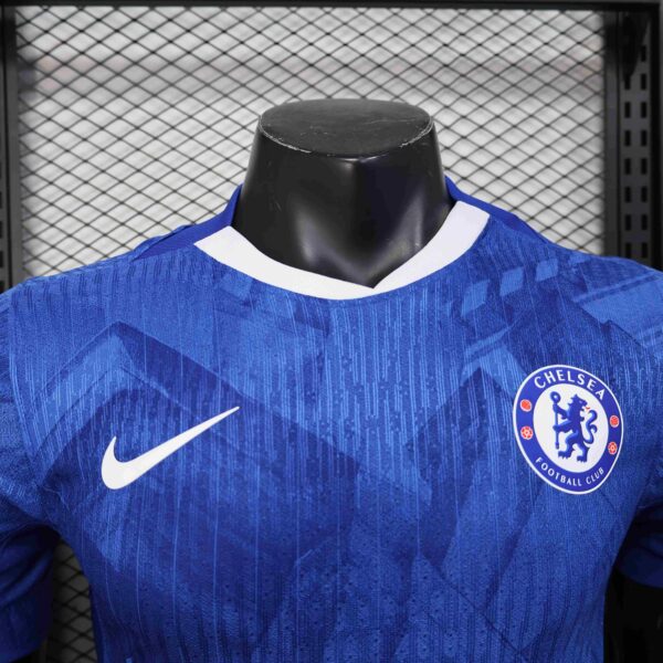 Chelsea Home Shirt Football Jersey Long Sleeve Player Version 25-26