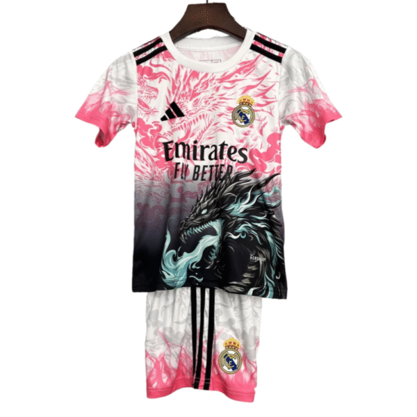 Real Madrid Soccer jersey kids Dragon Special Edition Kit 2025-26