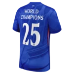 Chelsea Cup Dri FIT ADV home jersey for 2025-26 season -World Champion 25 badge