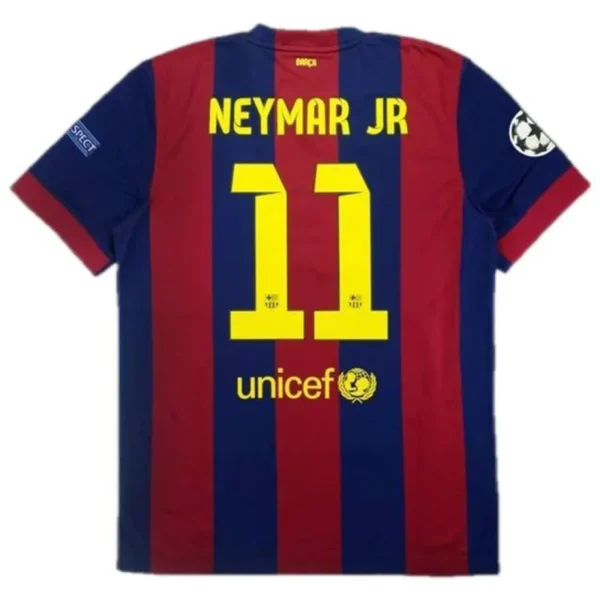 14-15 Barcelona Messi #10 Neymar Jr #11 Retro Jersey Home