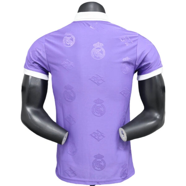 2025-26 Real Madrid Men's Polo Shirt Purple