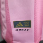 Inter Miami CF Home Pink Soccer Jersey Player Version Shirt 2025-26