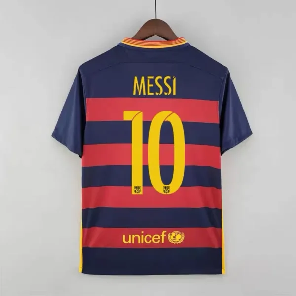 15-16 Barcelona #10 MESSI Retro Jersey Home