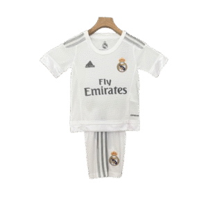 Real Madrid 15-16 Home Retro Kids Kits Children Sets Football Jersey