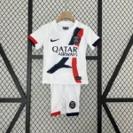 24-25-26 PSG Saint-Germain Away Soccer Kids Kit Jersey+Shorts