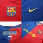 08-09 Barcelona Messi #10 UCL Final Retro Long Sleeve Home