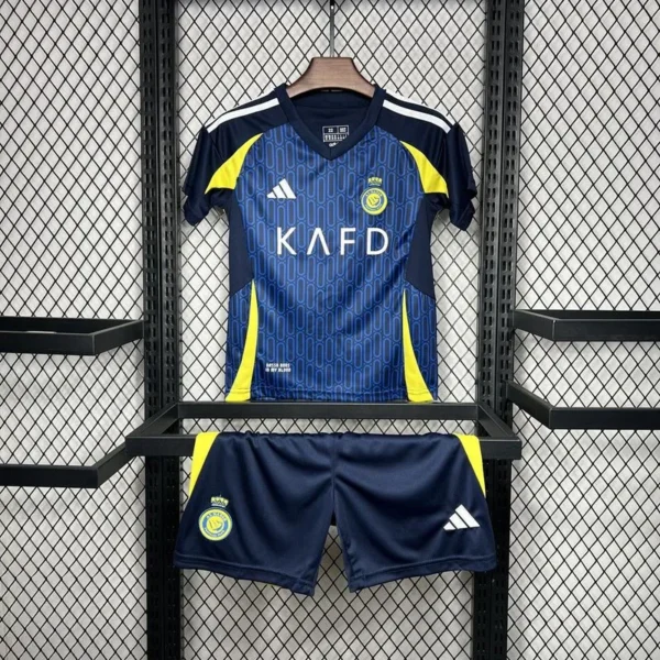 2024-25 Kids Al Nassr Away Kit Jersey+Shorts