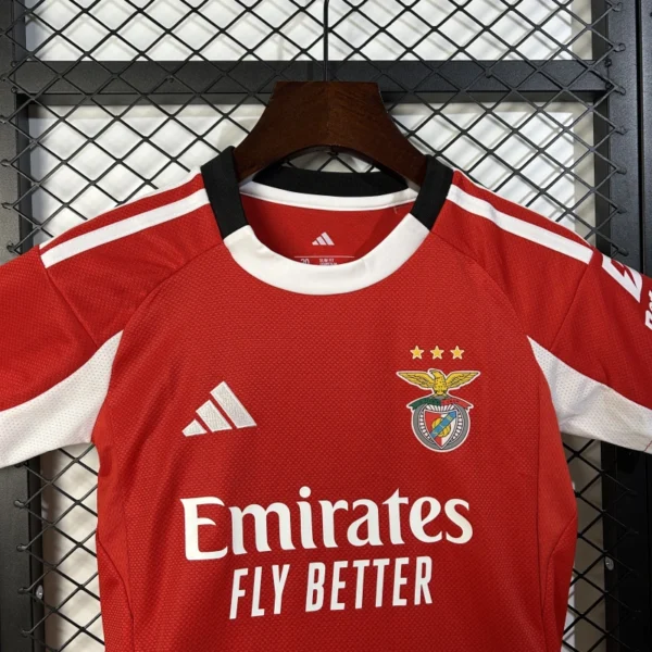 Benfica Home Soccer Jersey Kids Kit 2025-26 (Jersey+Shorts)
