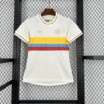 Women's Colombia Nation 24-25 100th Anniversary White Soccer Shirt