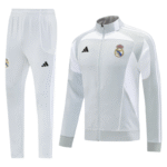 Real Madrid Training Kit White&Grey 2025-26 (Jacket+Pants)