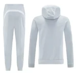 Real Madrid Training Kit Light Grey 2025-26 (Jacket+Pants)