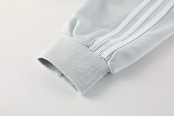 Real Madrid Training Kit Light Grey 2025-26 (Jacket+Pants)