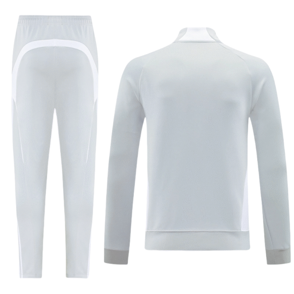 Real Madrid Training Kit White&Grey 2025-26 (Jacket+Pants)